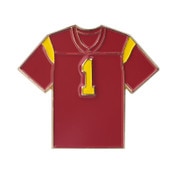 USC Trojans Football 3D Jersey Pin